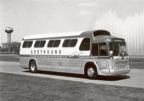 1960s Scenicruiser By Go Greyhound Bus City Bus Number Raymond