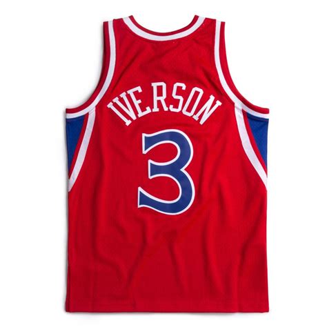 Maillot Mitchell And Ness Retro Allen Iverson Basket Connection