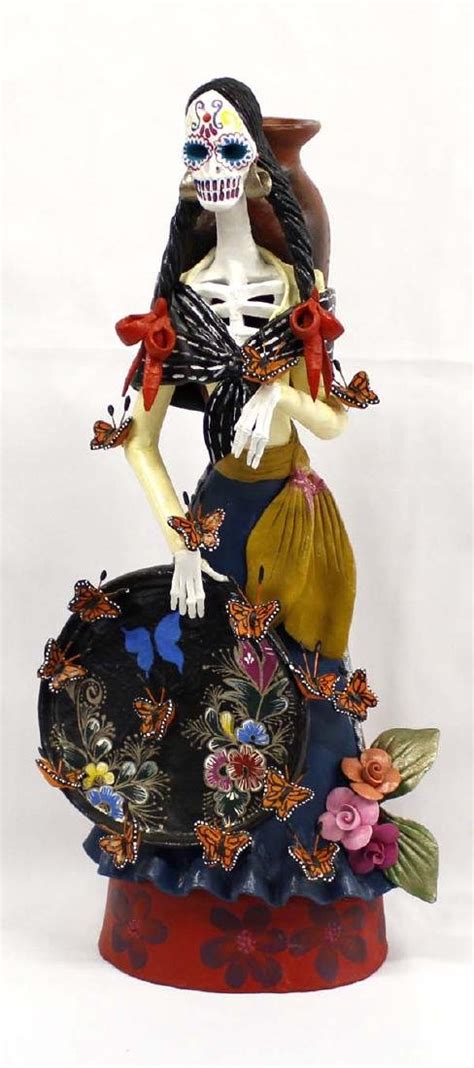 Stunning Pottery Day Of The Dead Catrina Statue Dec 03 2017 Desert