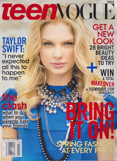 Teen Vogue Magazine Taylor Swift Magazine Canteen