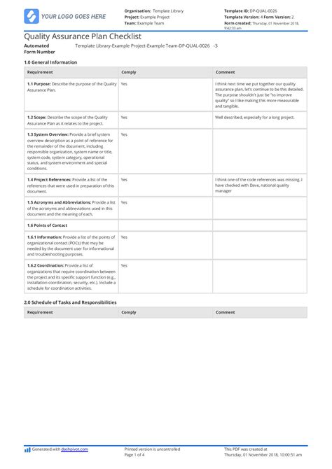 Free Quality Control Checklist Template PRINTABLE TEMPLATES