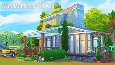 The Sims 4 Speed Build Summer Cottage 🏠👷 Youtube