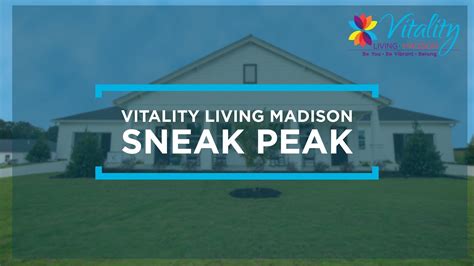 Vitality Living Madison Sneak Peak Tour Youtube