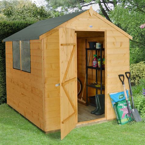 8x6 Apex Shiplap Wooden Shed Departments Tradepoint