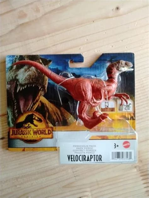 Jurassic World Dominion Ferocious Pack Velociraptor Action Figure Red New £1753 Picclick Uk