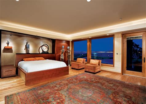 Large Minimalist Bedroom Luxe Interiors Design