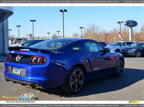 2013 Ford Mustang Gtcs California Special Coupe Deep Impact Blue