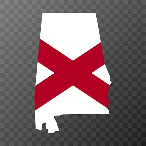 Premium Vector Alabama State Flag Vector Illustration
