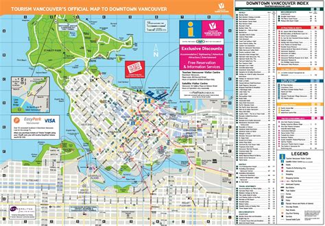 Mappa Di Vancouver Mappa Offline E Mappa Dettagliata Della Città Di