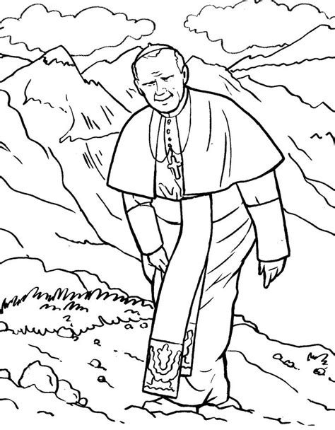 Pojawiły się sensacyjne informacje na temat planów franciszka. jan paweł ii - Szukaj w Google in 2021 | Catholic coloring ...