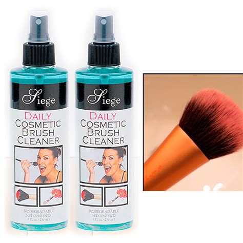 2 Cosmetic Brush Spray Cleaner Make Up Remover 8 Oz Liquid Cleanser
