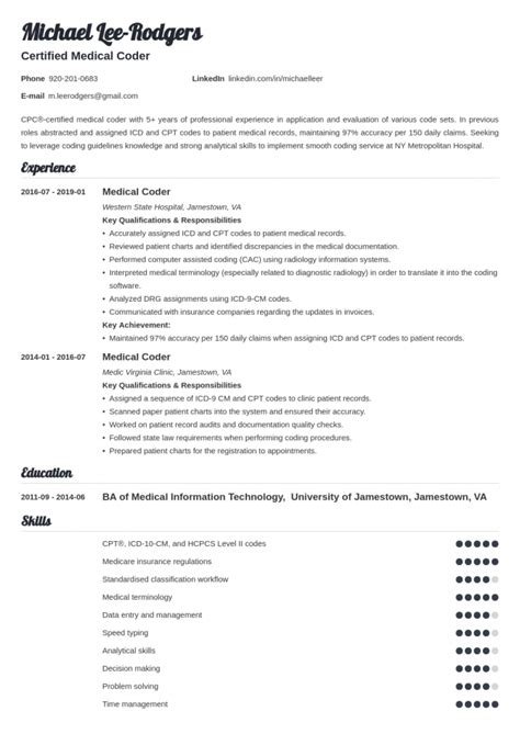 Free 9+ simple resume format in ms word | pdf a simple resume format which is particularly written for a job application has some rules and regulations to be maintained. Medical Coding Auditor Cover Letter Samples & Templates ...