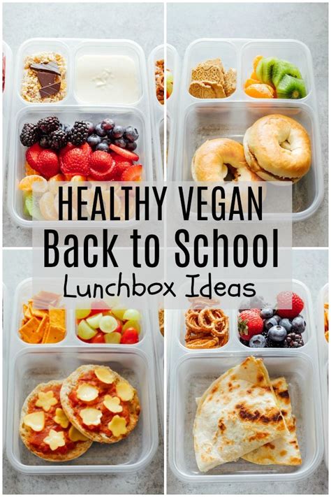 Healthy Vegan Back To School Lunchbox Ideas Recipe Healthy Vegan
