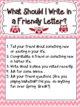 Our friendly letter examples will be a good template for your personal letters. How To Write a Friendly Letter- Valentine's Day Theme ...