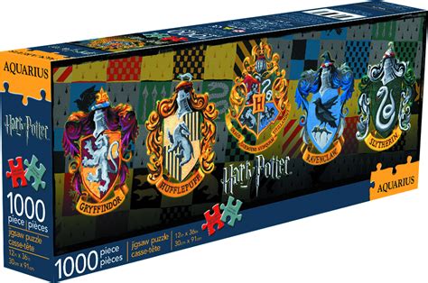 Jul152850 Harry Potter Crests 1000 Piece Slim Jigsaw Puzzle