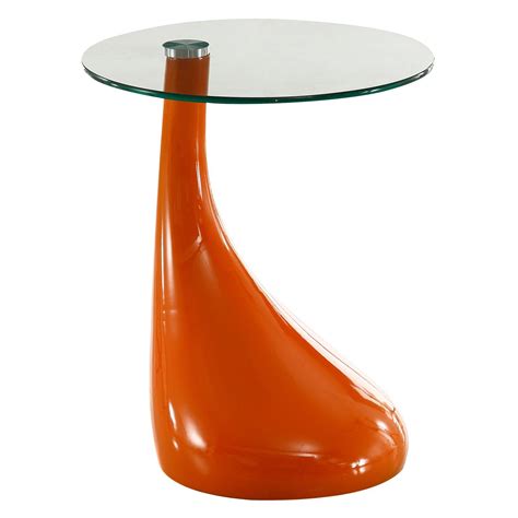 Ceets Lava Accent End Table Orange End Tables Table Living Room Table