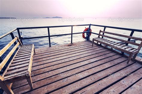 Boardwalk On Beach Stock Photo By ©kamchatka 43362171