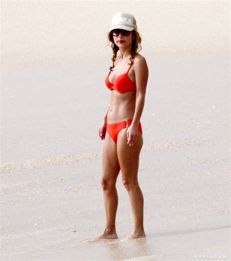 Giada De Laurentiis Wearing Red Bikini In Mexico Popsugar Celebrity Photo