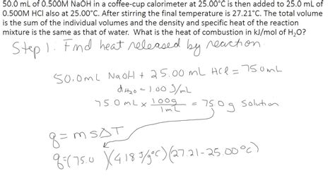 Mar 26, 2020 · in this way, how do you calculate the enthalpy of neutralization? Heat (Enthalpy) of Neutralization - YouTube