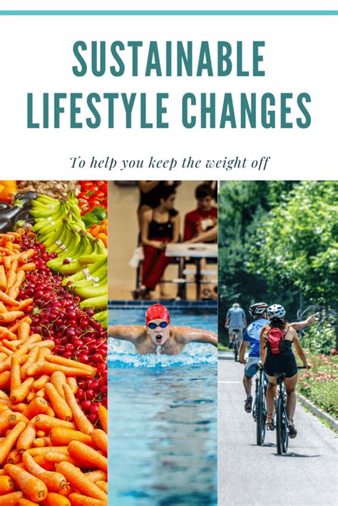 Sustainable Lifestyle Changes To Help You Keep The Weight Off Menu