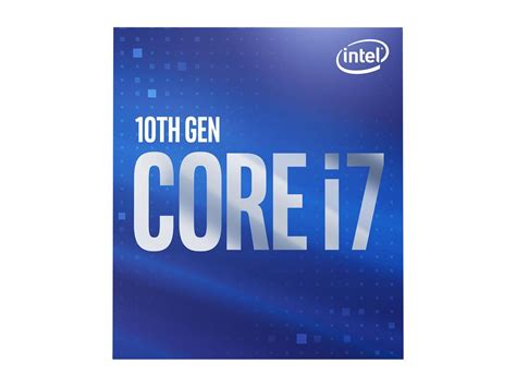 Intel Core I7 10700 Core I7 10th Gen Comet Lake 8 Core 29 Ghz Lga