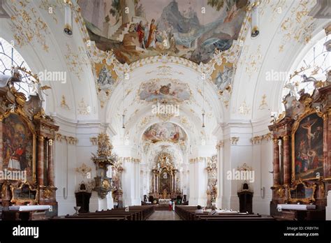 Rococo Church Schaeftlarn Monastery Church Upper Bavaria Bavaria