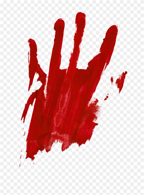 Bloody Hand Transparent Blood Splatter Png Transparent Background