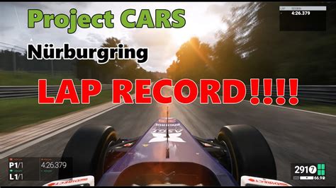 Lap Record Nürburgring Formule 1 Project Cars Youtube