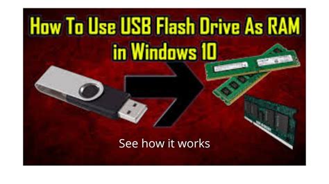 How To Use Usb Flash Drive As A Ram In Pc Youtube