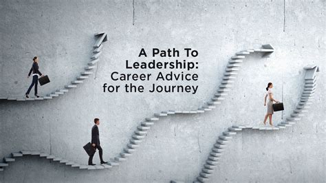 A Path To Leadership Career Advice For The Journey Youtube