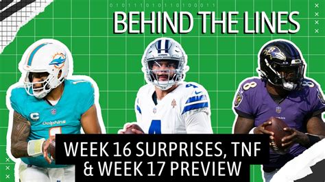 Nfl Early Week 17 Opening Odds Behind The Lines With Betmgm Tnf