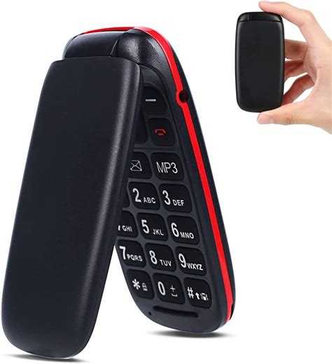 Ushining Flip Phone Unlocked 3g Mobile Phone Large Icon Cell Phone Easy