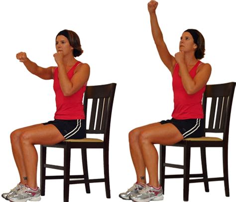 You Can Still Work Out Your Upper Body From A Chair Senior Fitness