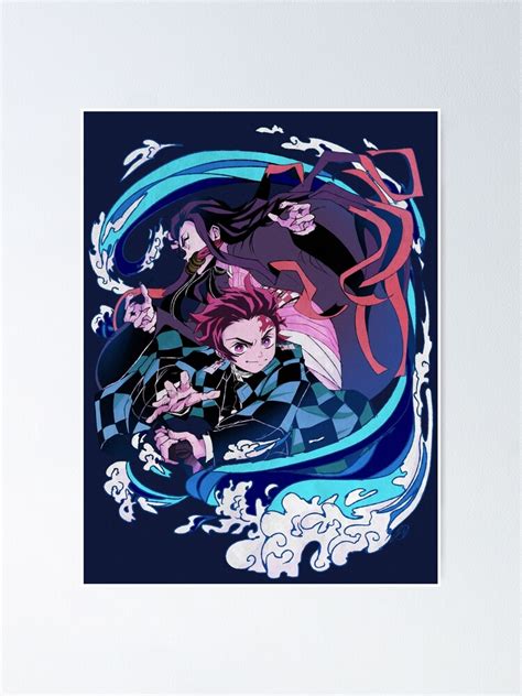 Demon Slayer Tanjiro X Nezuko Anime Slayer Poster Art Images And