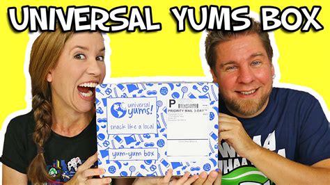 We did not find results for: Universal Yums - Yum Yum Box Unboxing & Taste Test - YouTube