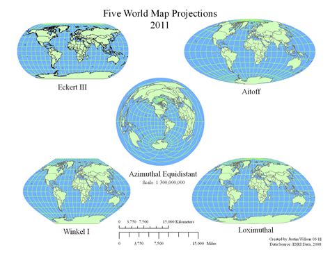 Types Of Map Projections Geography Realm Gambaran