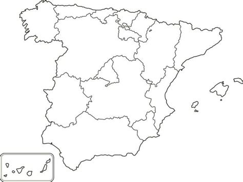 Mapa De España Con Nombres Comunidades Y Provincias 【para Descargar E