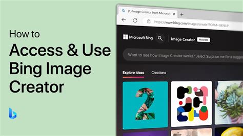 How To Access And Use Bing Image Creator Free Ai Image Generator Youtube