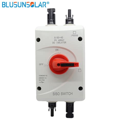 4 Pole 1200v Dc 32amp Solar Electrical Siso Dc Circuit Isolation Switch