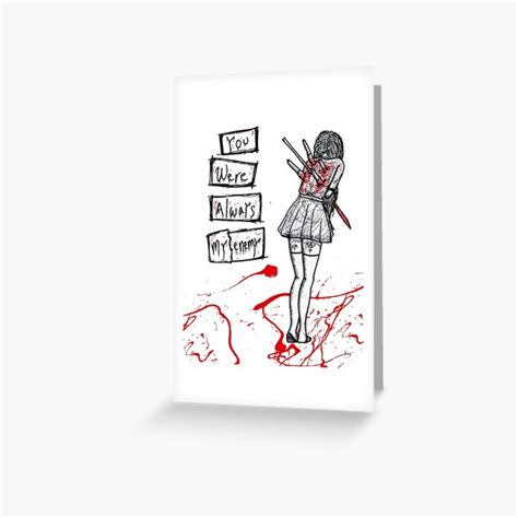 Backstabber Greeting Card By Noisome Art Redbubble