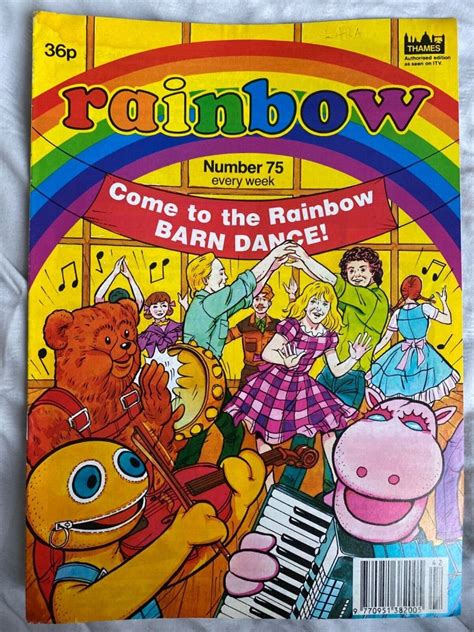 Rainbow Comic 75 Vintage Early 90s Thames Itv Collectable Bungle Zippy