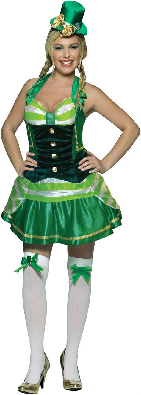 Saint Patricks Day Costumes Shamrock Sweetheart St Patricks Day Party Costume Women One Size