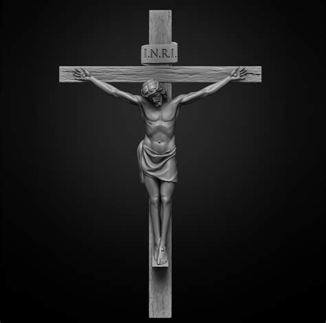 Jesus On The Cross 3d Model 3d Printable Cgtrader