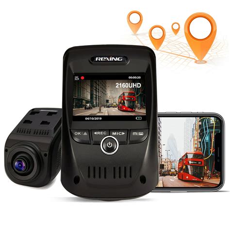 Rexing V1 Max 4k Dash Cam 3840x216030fps Uhd Wifi Gps Car Dash Camera Wnight Vision
