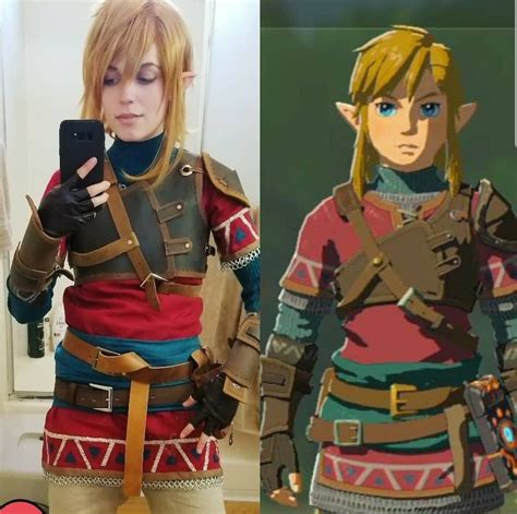 link cosplay from breath of the wild gaming
