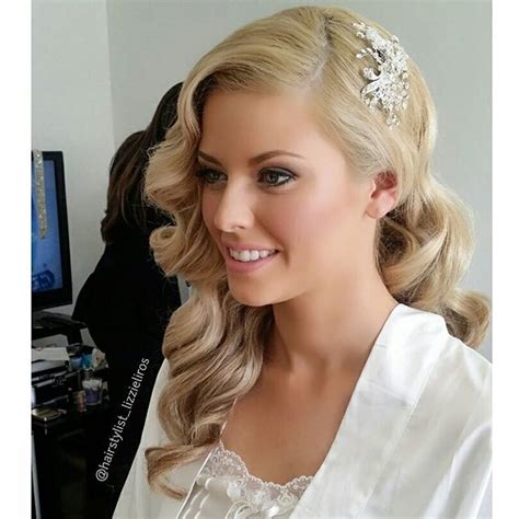 Bride Jessica Hairstyle By Lizzie Liros Hairstylist