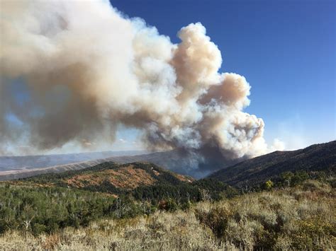 Smoke From Fire In Utah County Pours Into Wasatch Back Kpcw