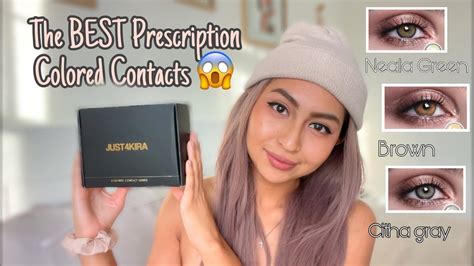 the best prescription colored contact lenses review super afordable youtube