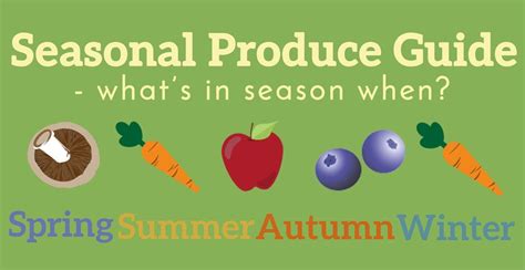 Whats In Season Seasonal Produce Guide Plus Free Printable