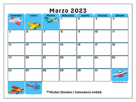 Calendario Marzo De 2023 Para Imprimir “481ds” Michel Zbinden Cl
